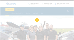 Desktop Screenshot of medicaltransportservices.com